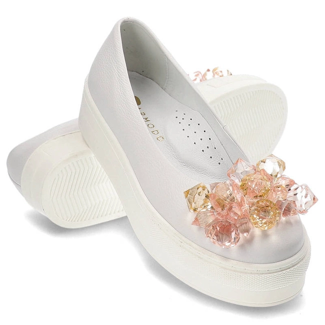 Baleríny Armodo - 1605 Biały 2097