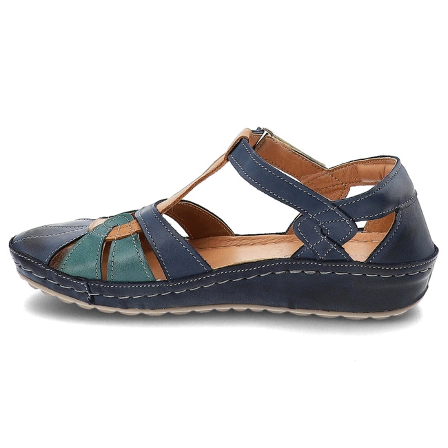 Sandále Armodo - N292 Niebieski/Zielony/Rudy 949/948/954