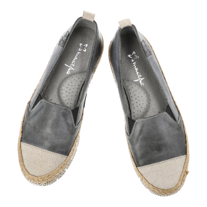 Espadrilky MACIEJKA - 03578-20/00-5 Ciemny popiel
