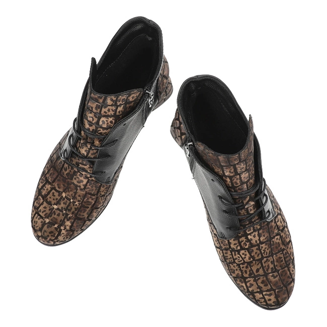 Členkové Topánky Armodo - 6986A Braun/Schwarz