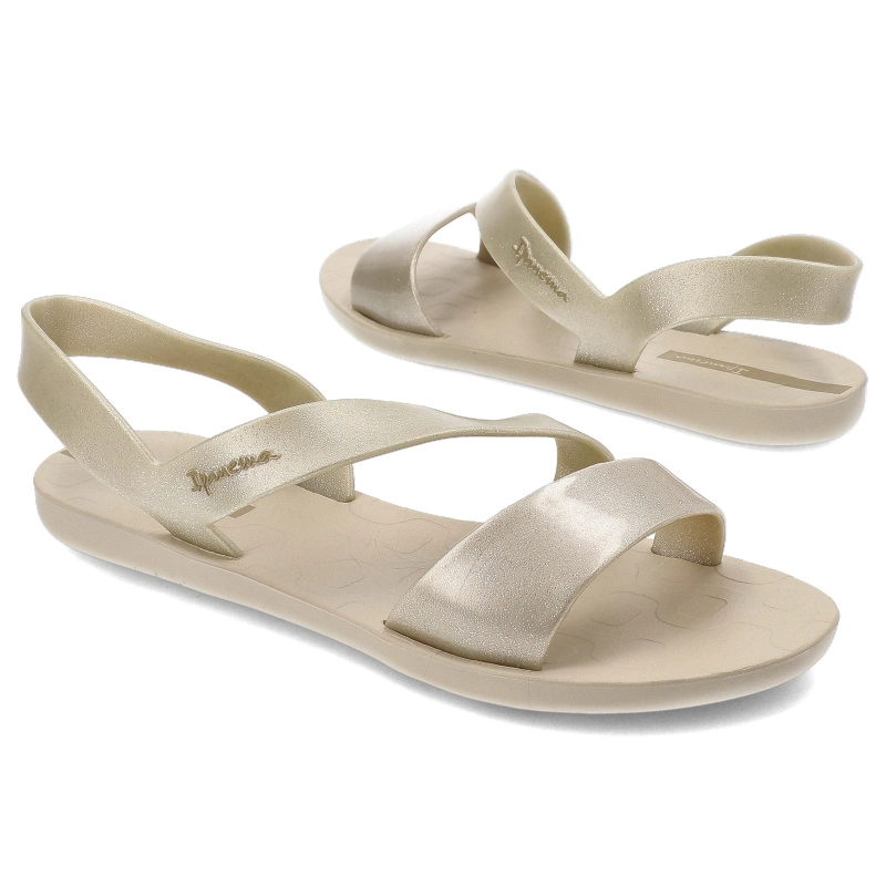 Sandále Ipanema - 82429 Vibe Sandal Fem AJ080 Beige/Glitter Beige
