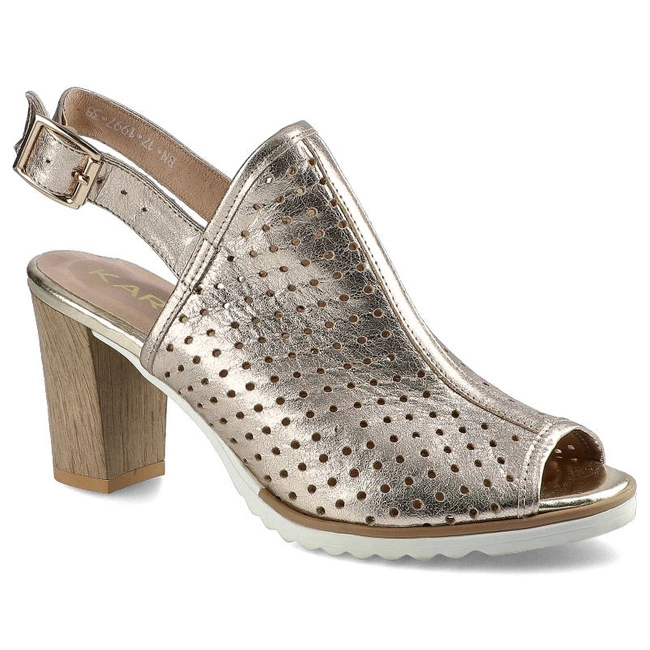 Sandále Karino - 1997/074-P Złoty