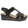 Sandále Rieker - 67498-00 Black