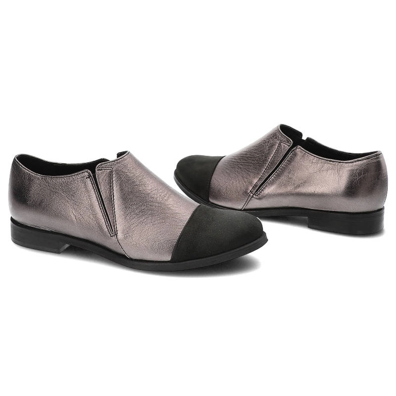 Poltopánky Karino - 1682/115-P Czarny/Srebrny