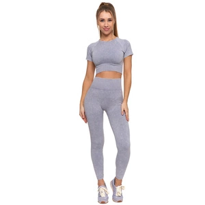 Komplet Top A Legíny MORAJ - Top BD1900-508+Legginsy RDL2200-013 Grey