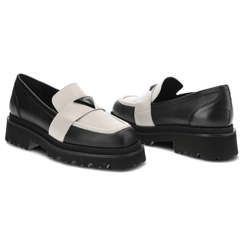 Poltopánky Chebello - 2848_-389-393-PSK-S194 Czarny/Biały