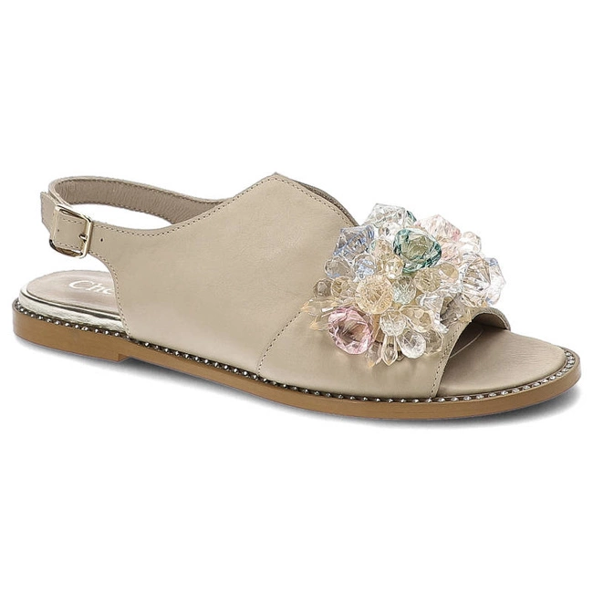 Sandále Chebello - 2937_-394-000-PSK-S130 Beżowy