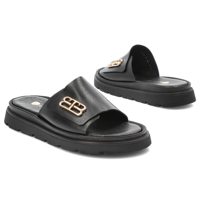 Šľapky ARMODO - 40442 Bf.Czarny/Złoty