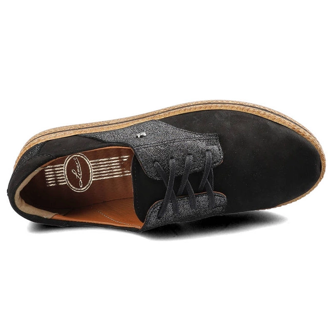 Poltopánky Lemar - 10123 S.Czarny/Brokat Srebro