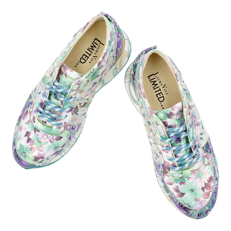 Tenisky LAURA VITA - Delphine 47 SL6006-7BS Vert