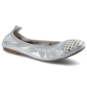 Baleríny Damiss - DS-494 Srebro Przecierane