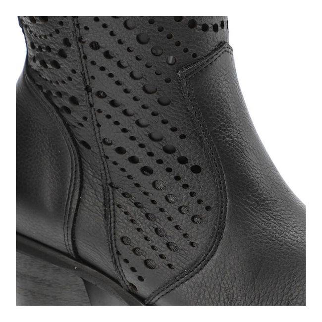 Čižmy Exquisite - 1418 Czarny Groch