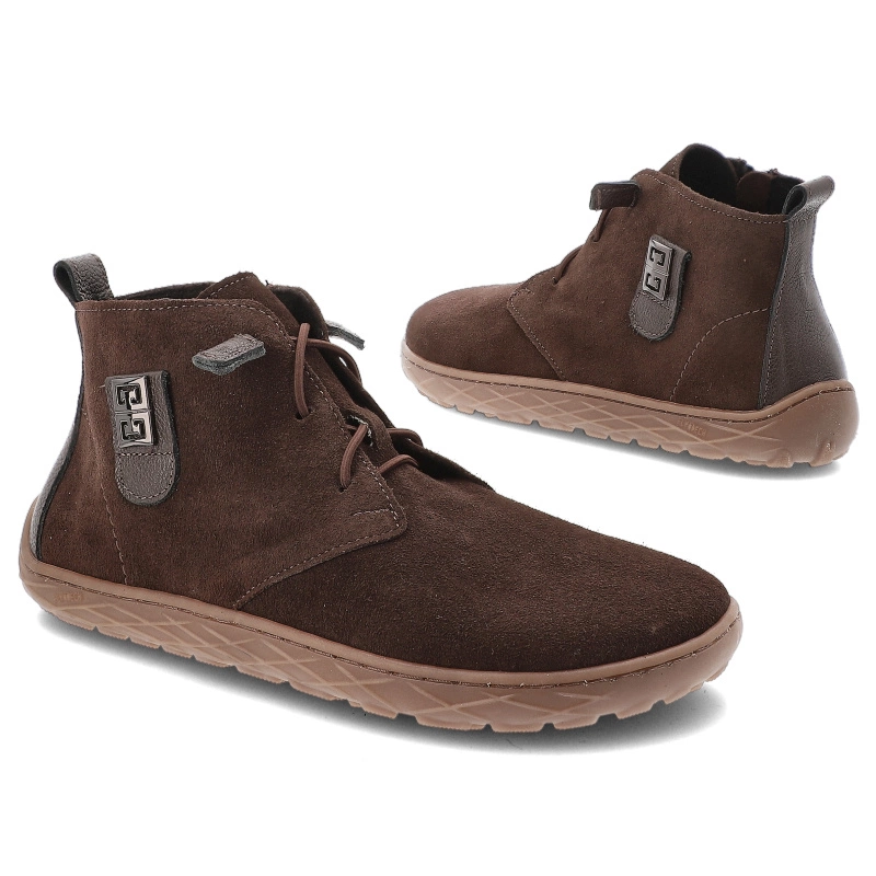 Členkové Topánky Barefoot ARMODO - 30072 W.Czekolada+V