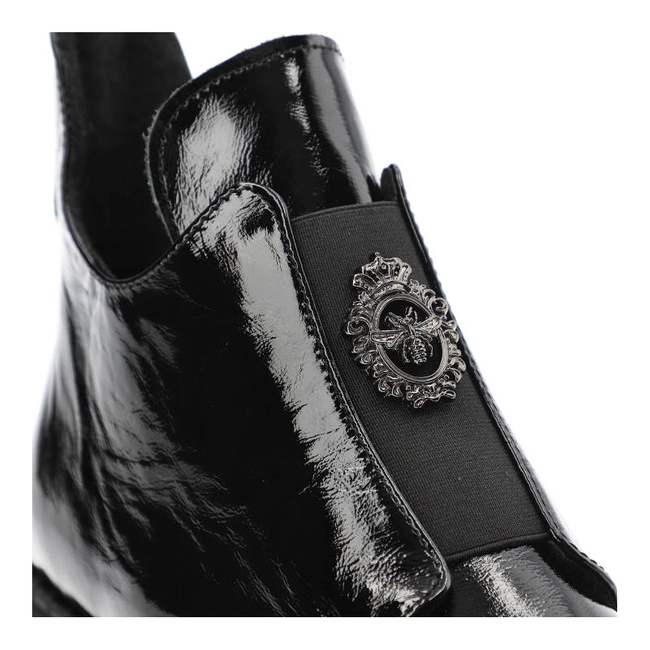 Členkové Topánky Lemar - 60451 Naplak Czarny