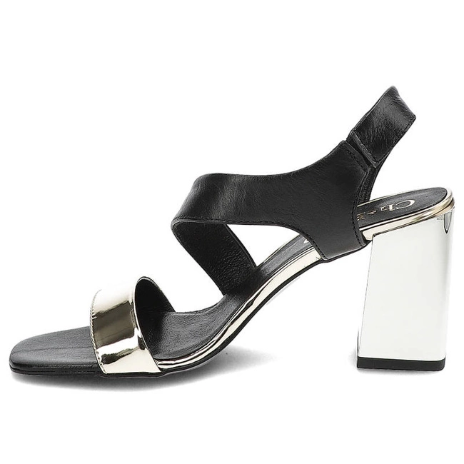 Sandále Chebello - 2880_-064-160-PSK-S183 Złoto/Czarny