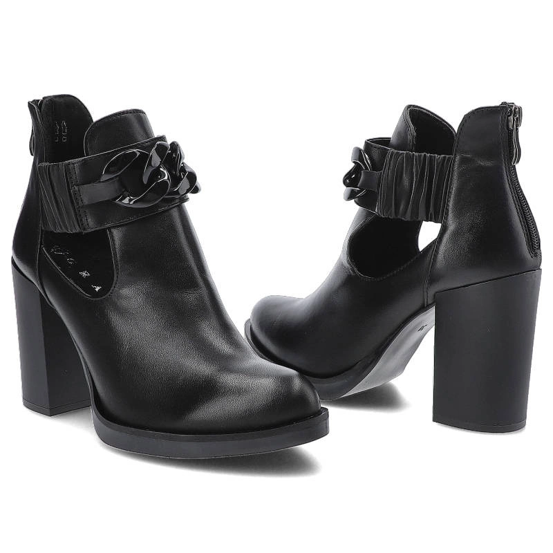 Členkové Topánky Grace - 10221 Czarny 1.214-0000/1