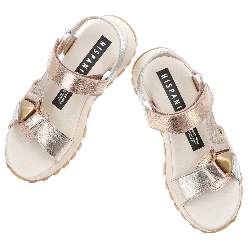 Sandále HISPANITAS - CHV253896 Boleromet-V25 Silver Boleromet-V25 Cava