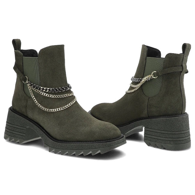 Členkové Topánky Karino - 3947/066-P Zielony