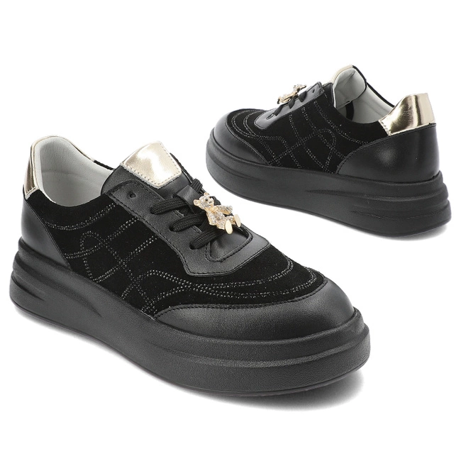 Tenisky Artiker - 54C1874 Black/Gold