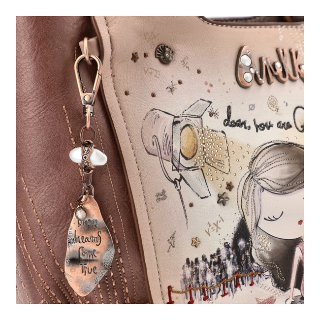 Kabelka Anekke - 38701-237 Brązowa