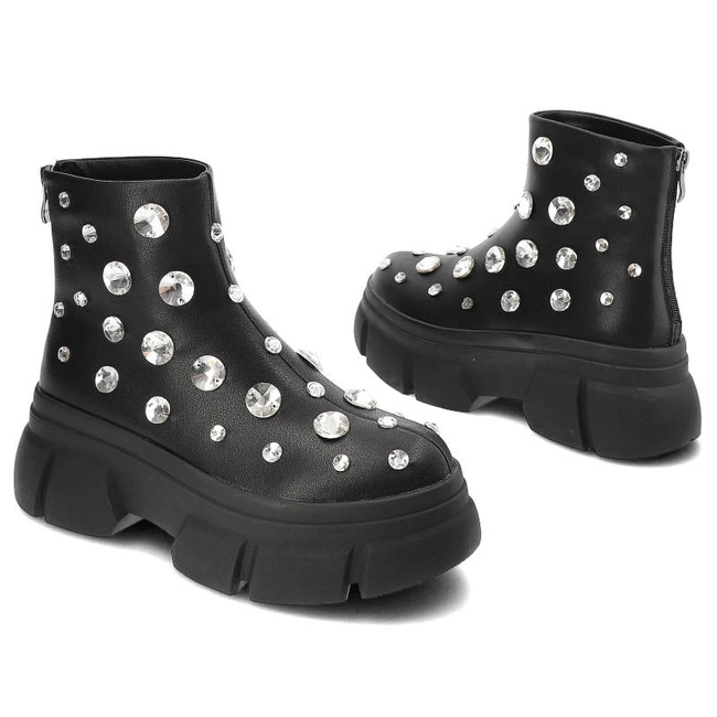 Členkové Topánky Sca'viola - S-85 Black