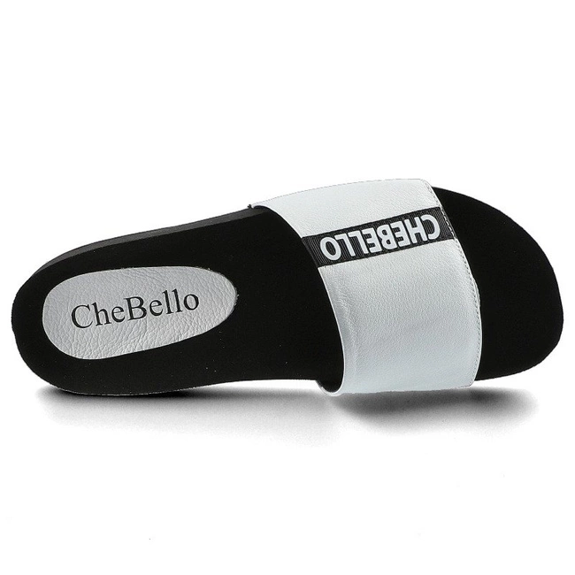 Šľapky Chebello - 2484_-154-000-PSK-S28 Biały