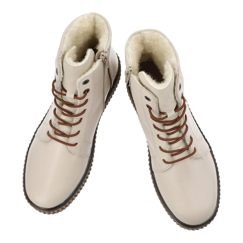 Šnúrovacie Členkové RIEKER - Y4303-80 White