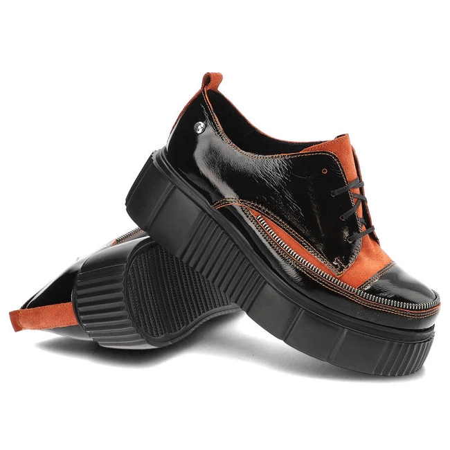 Poltopánky Maciejka - 05740-18/00-1 Pomarańcz+Czarny