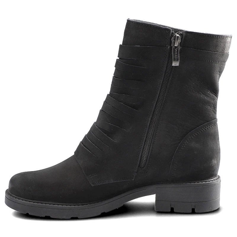 Členkové Topánky Pollonus - 5-1110-007 Czarny Samuel