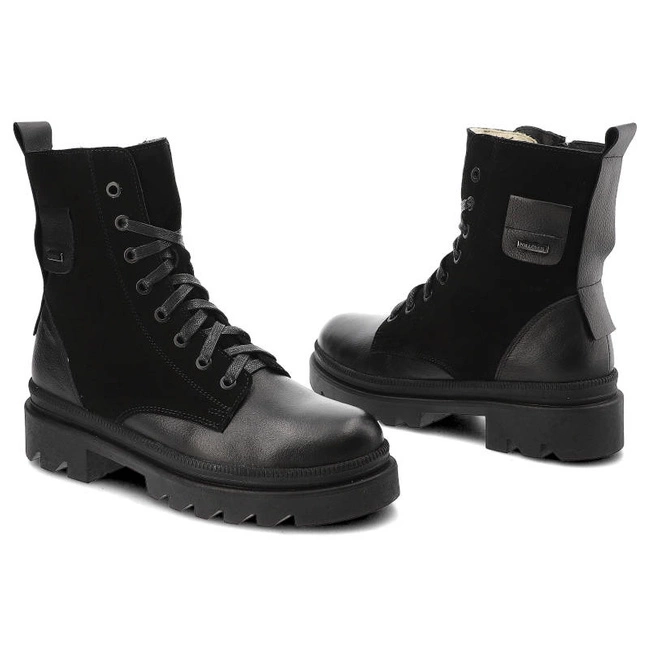 Členkové Topánky Pollonus - 5-1447-004 Czarny Verona+Welur