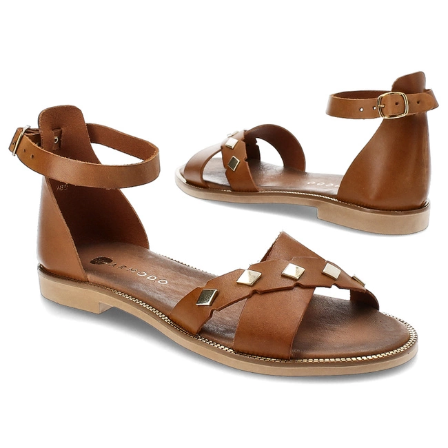 Sandále Armodo - 40378 Bf.Brąz+Zł.