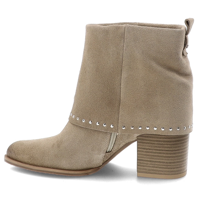 Členkové Topánky KARINO - 5560/001-P Beż/Welur