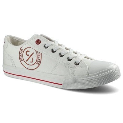 Plátenky Cross Jeans - DD1R4034 Biały