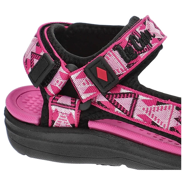 Sandále Lee Cooper - LCW-22-34-0962K Black-Fushia