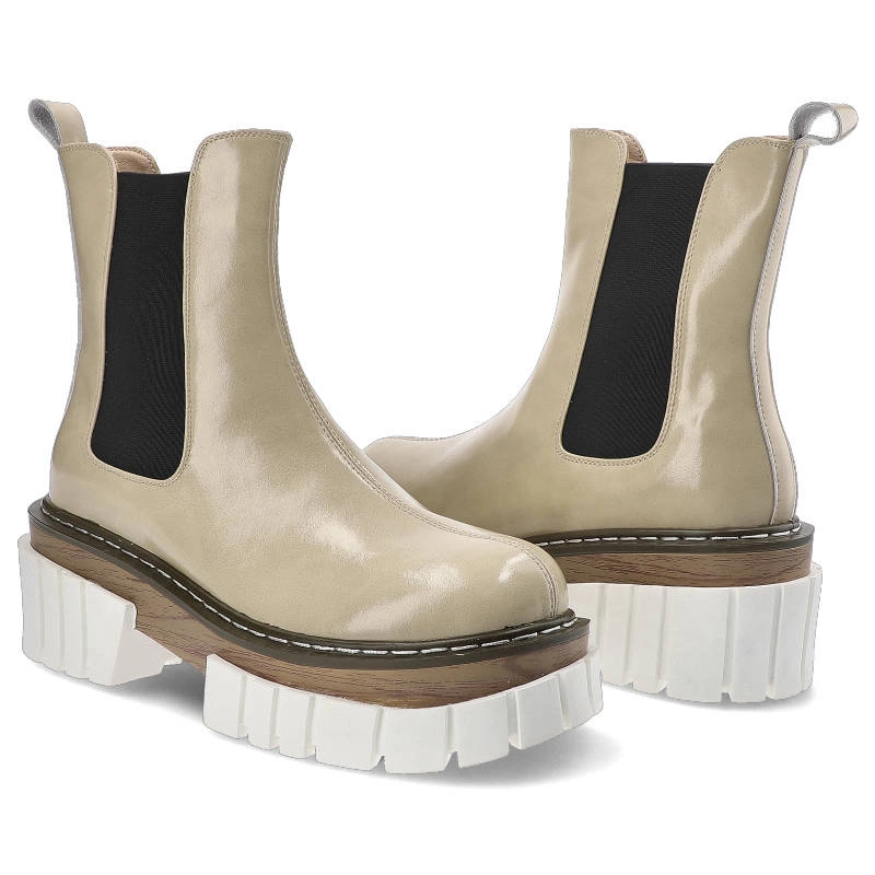 Členkové Topánky Artiker - 49C0342 Beżowy