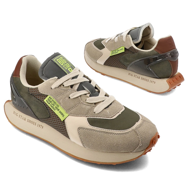 Tenisky Big Star - NN174345 303 Khaki