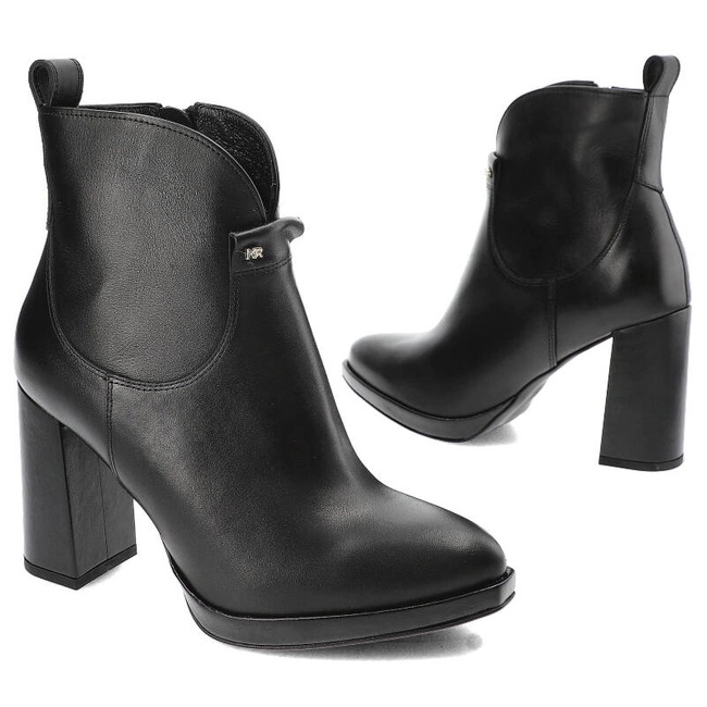 Členkové Topánky Karino - 4830/076-F Czarny/Lico