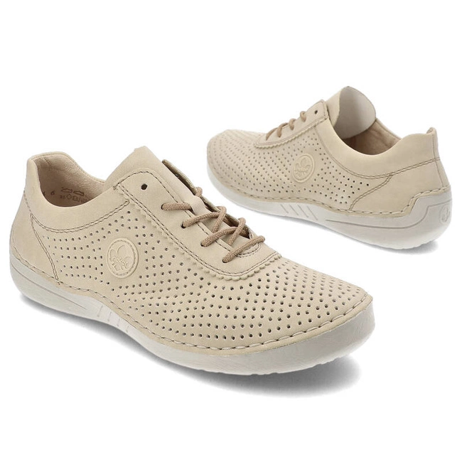 Poltopánky Rieker - 52546-60 Beige