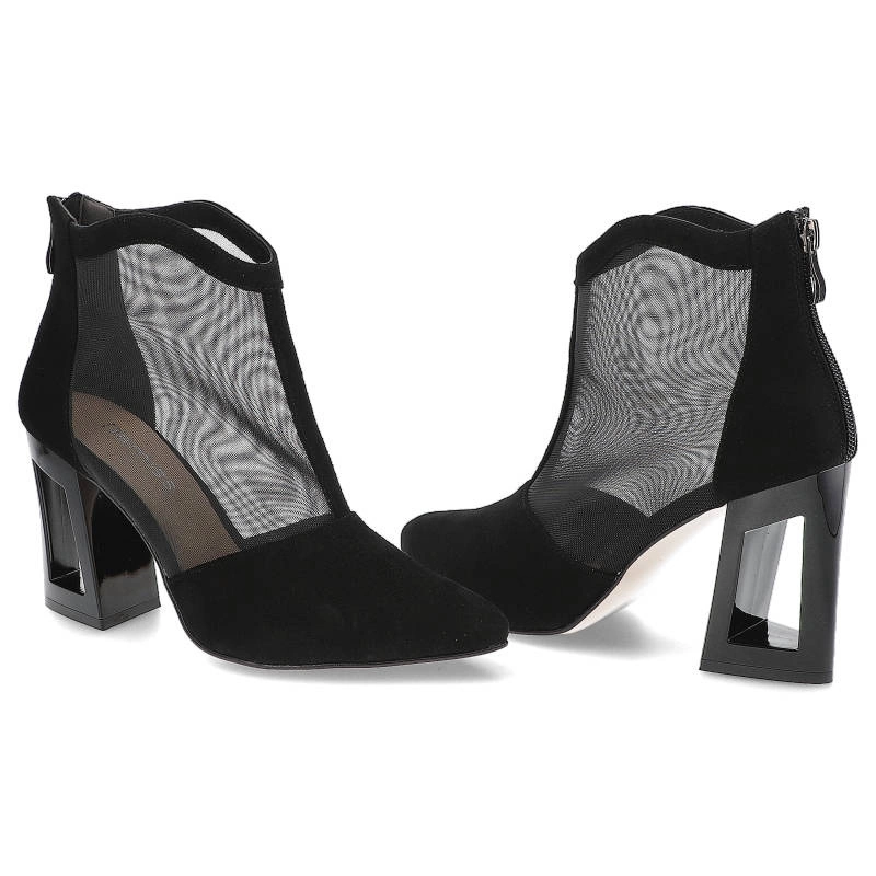 Členkové Topánky Damiss - DS-595/8 Czarny Zamsz