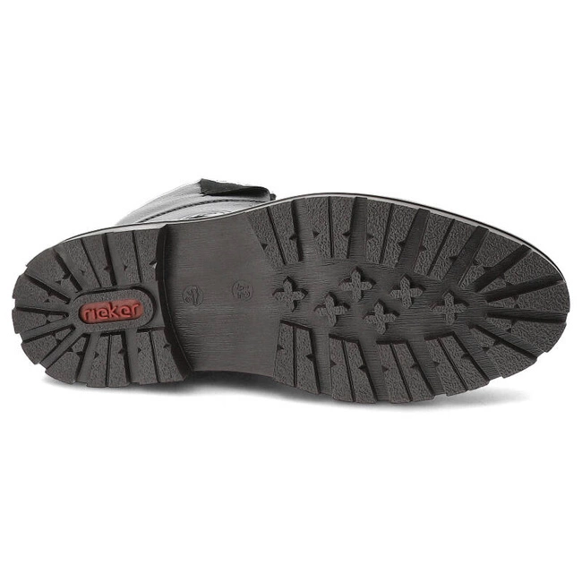 Šnúrovacie Členkové Topánky Rieker - 32133-00 Black