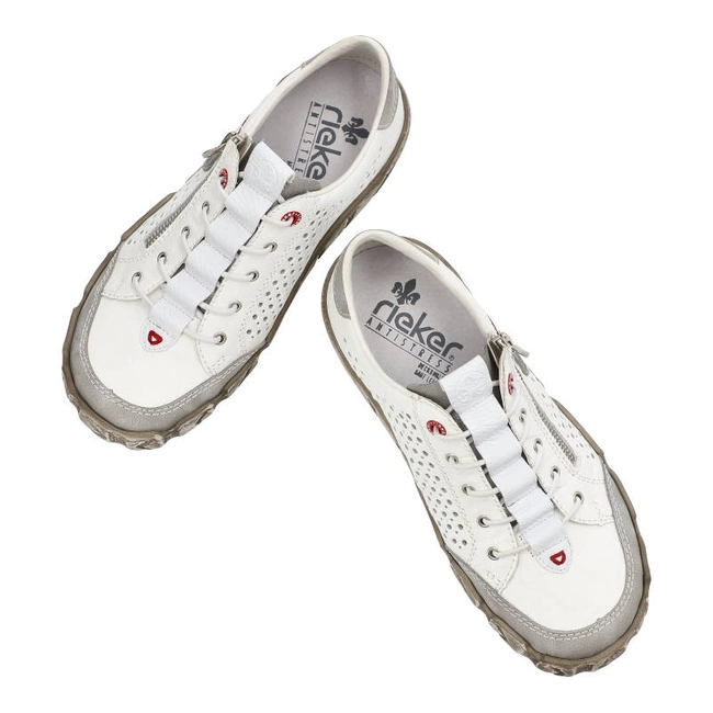 Poltopánky Rieker - L0355-80 White