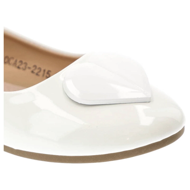 Baleríny Vinceza - 23-2215 WH Biały