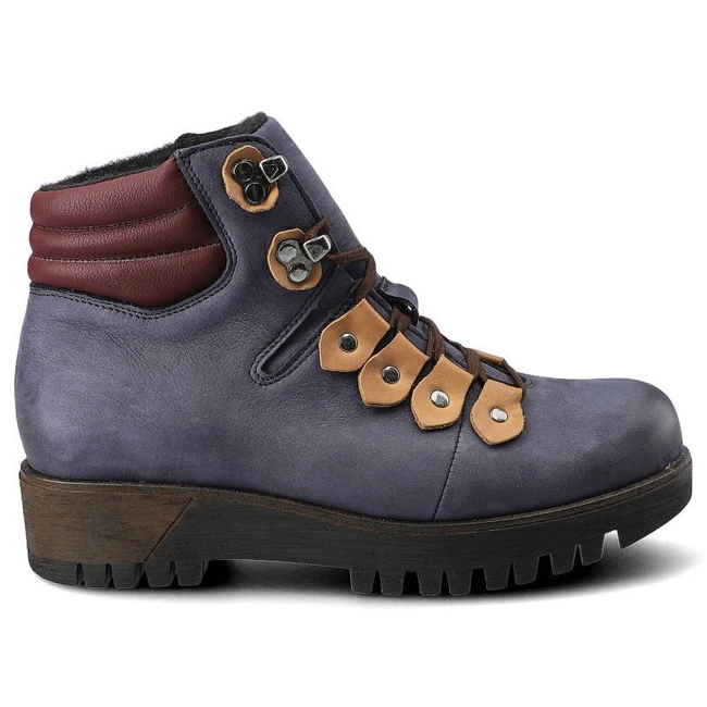 Členkové Topánky Pollonus - 5-0958-005 Granat/Bordo