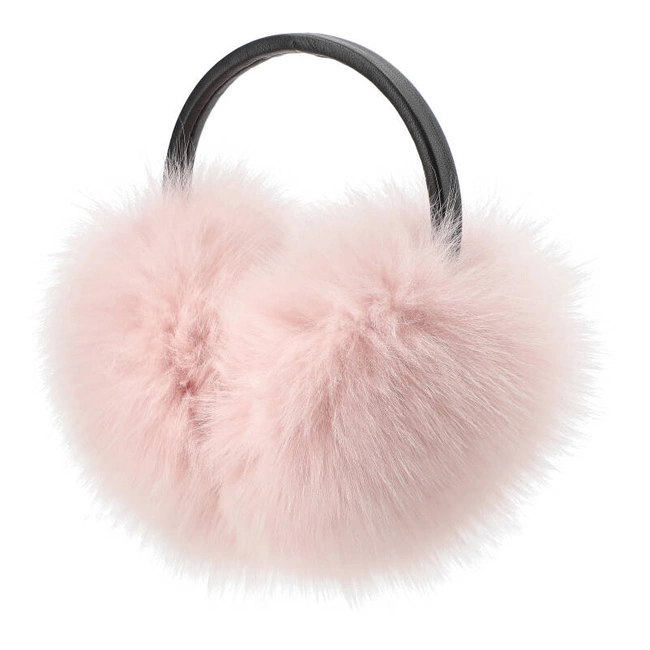 Náušníky Luka-Pelli - A03-1 Z Naturalnym Futrem Z Lisa