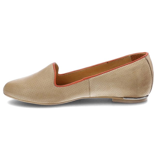 Baleríny Carinii - B2128_-626-741-000-846 Montana Beige / Ferro 1201