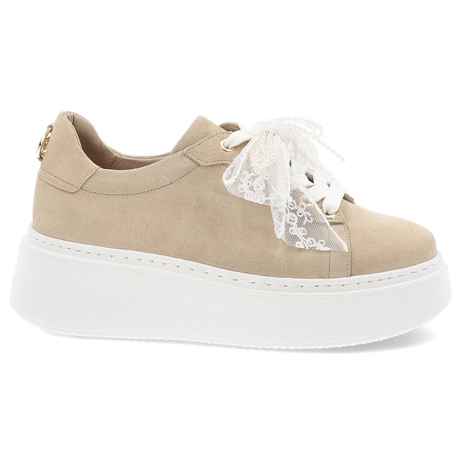 Tenisky KARINO - 5689/022-P Nude/Welur