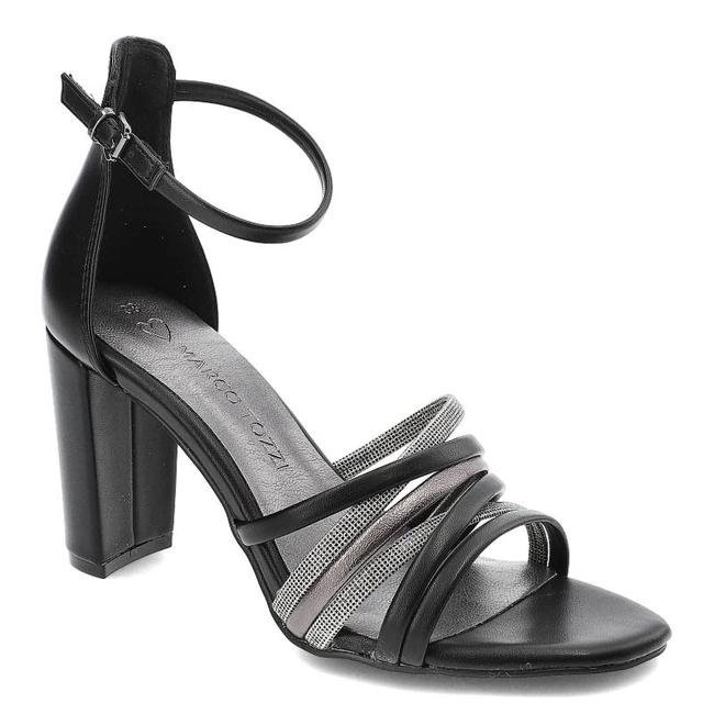 Sandále Marco Tozzi - 2-28386-20 098 Black Comb
