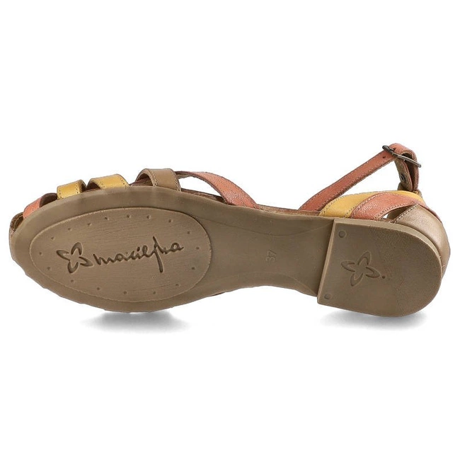 Sandále Maciejka - 01924-18/00-8 Pomarańczowy/Rudy