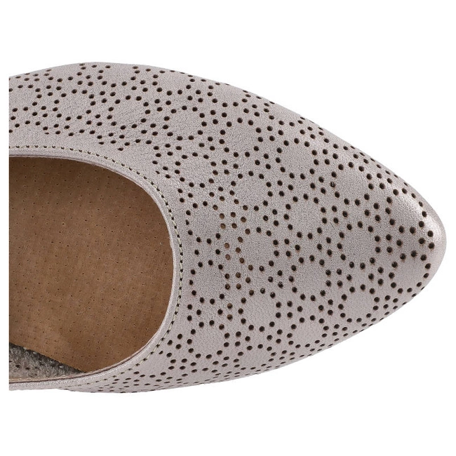 Baleríny Exquisite - 1179/2 Grid Róż