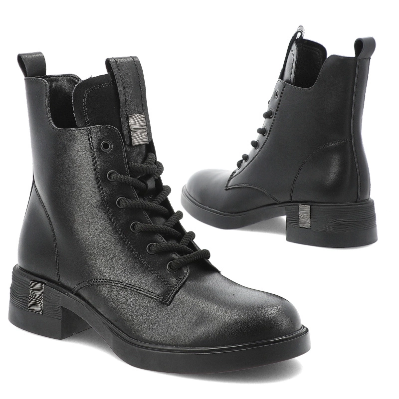 Členkové Topánky VINCEZA - 66818 BK Czarny